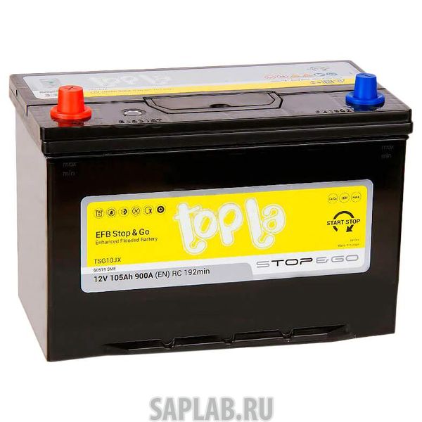 Купить TOPLA 105L900A Аккумулятор Topla EFB 105L 900A 303x173x225