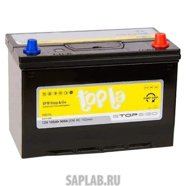Купить TOPLA 105R900A Аккумулятор Topla EFB 105R 900A 303x173x225