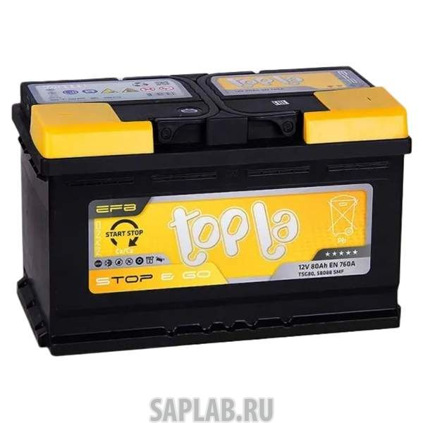 Купить TOPLA 80R760A Аккумулятор Topla EFB 80R 760A 315x175x190