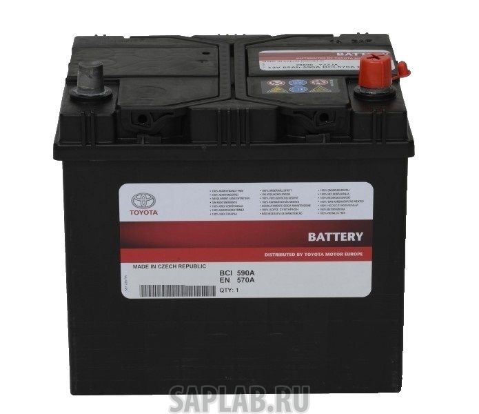 Купить TOYOTA 28800YZZZZ Аккумулятор автомобильный Toyota 65Ah обратная R+ EN 580A 232x175x225 28800yzzzz