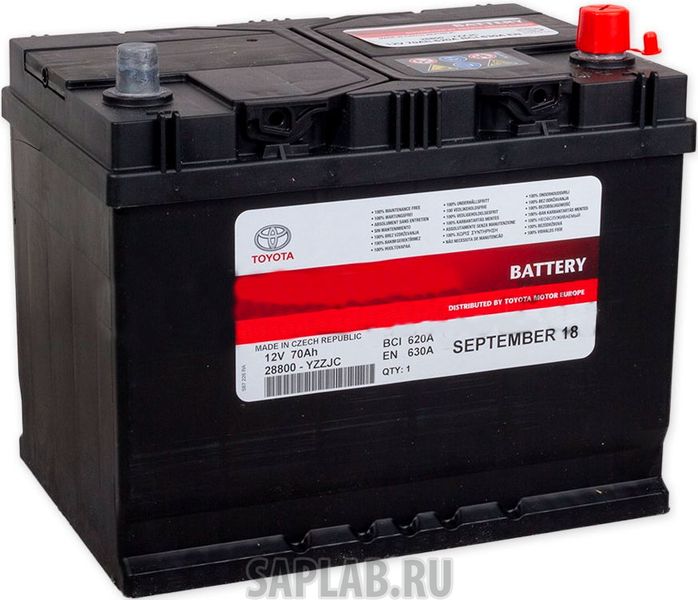 Купить TOYOTA 70R630A Аккумулятор TOYOTA 70R 630A 261x173x225